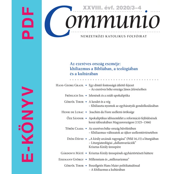 Communio 2020/3-4 - E-könyv