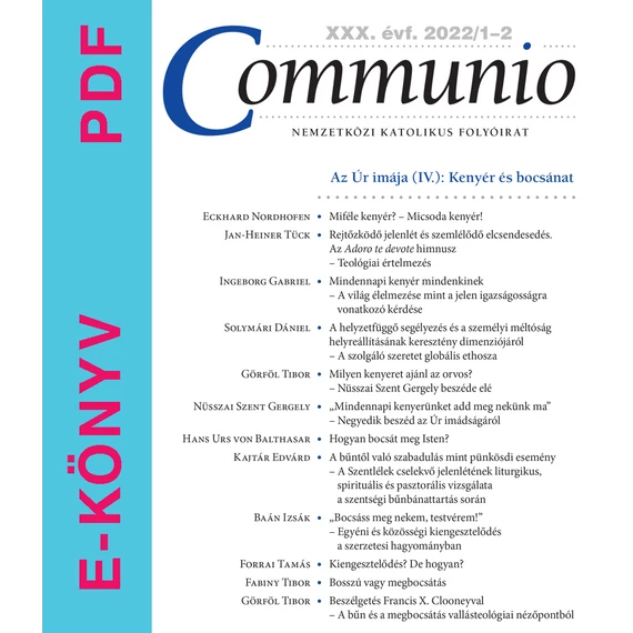 Communio 2022/1-2 - E-könyv