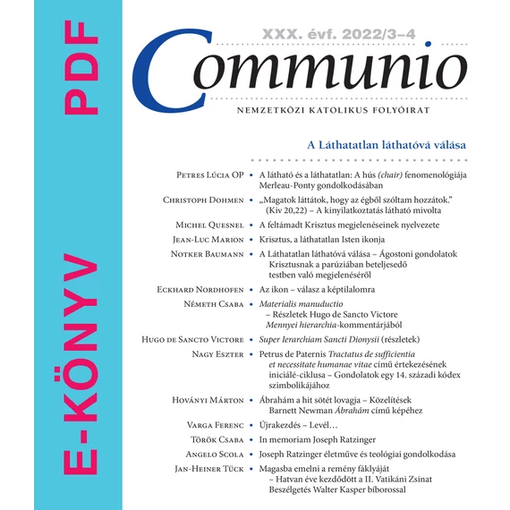 Communio 2022/3-4 - E-könyv