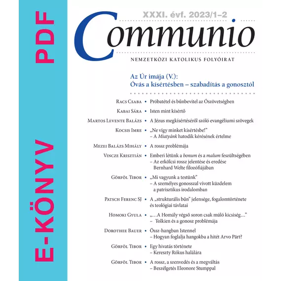 Communio 2023/1-2 - E-könyv