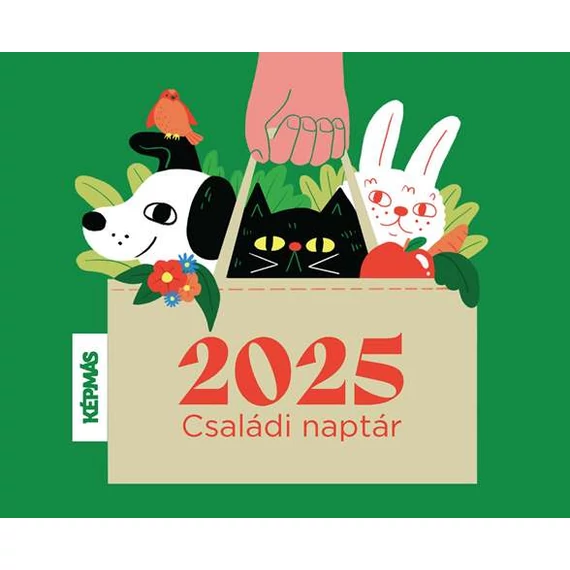 Képmás családi falinaptár 2025