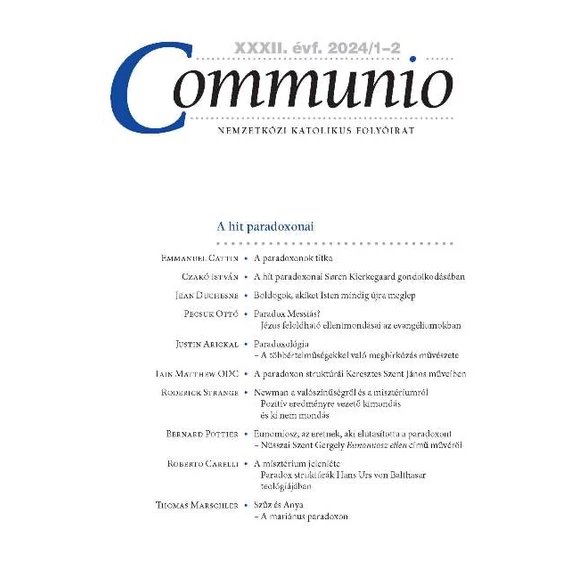 Communio 2024/1-2.