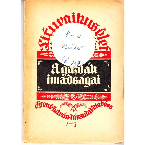 A gazdák imádságai