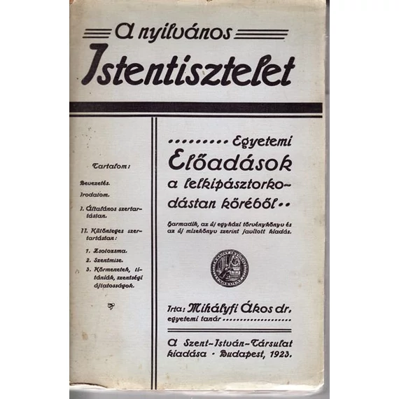 A nyilvános istentisztelet
