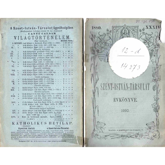 A Szent-István-Társulat évkönyve.