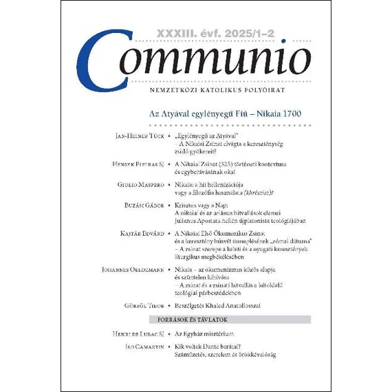 Communio 2025/1-2.