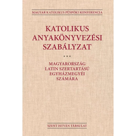 Katolikus anyakönyvezési szabályzat