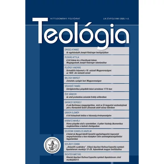 Teológia 2025/1-2.