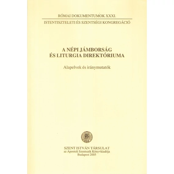 A népi jámborság és liturgia direktóriuma