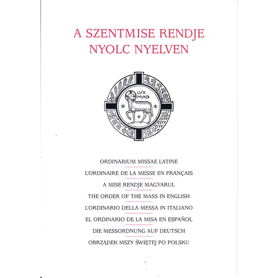 A Szentmise rendje nyolc nyelven