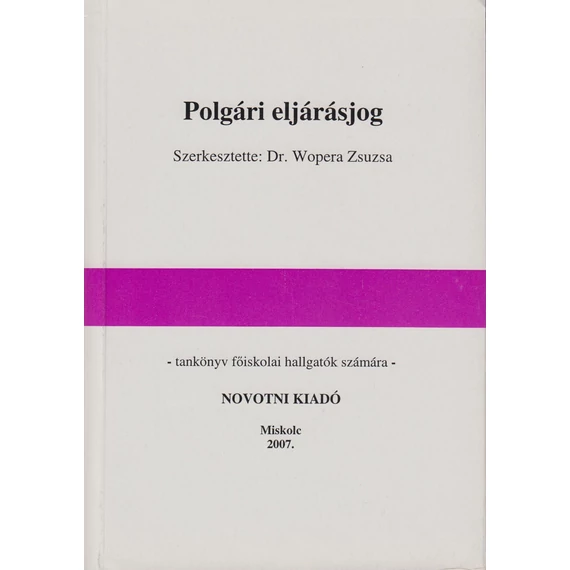 Polgári eljárásjog