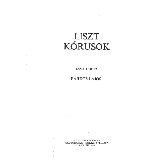 Liszt kórusok