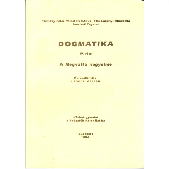 Dogmatika IV.