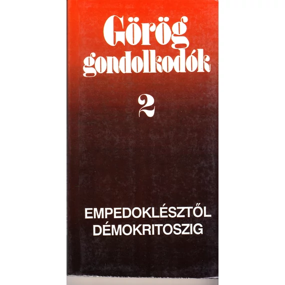 Görög gondolkodók 2